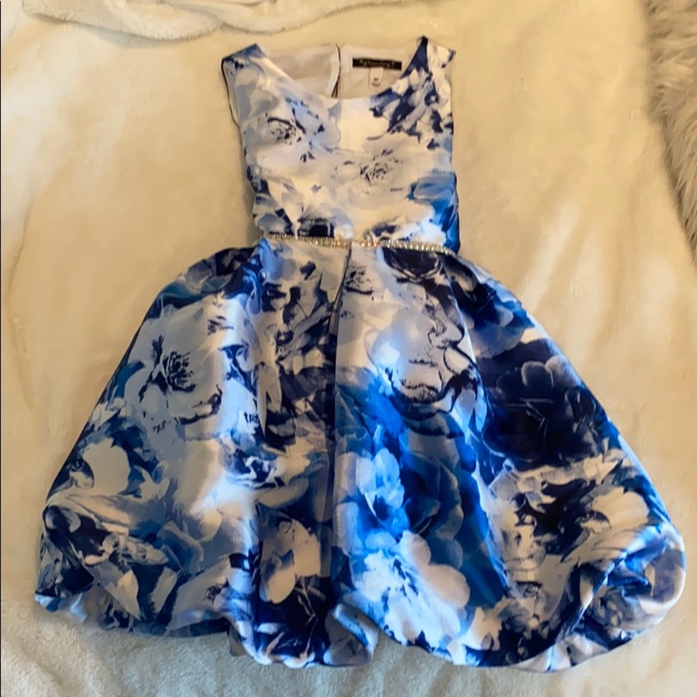Blue bubble dress